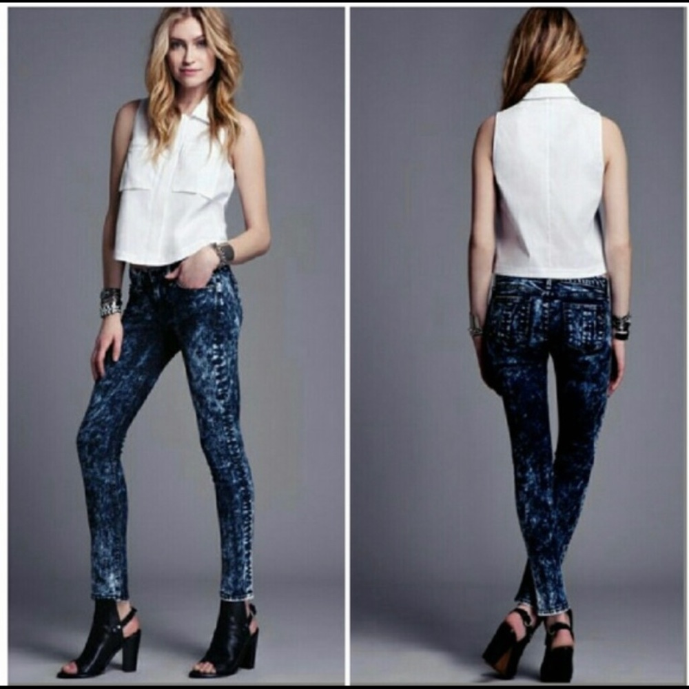 Rag & Bone Acid Wash Jeans